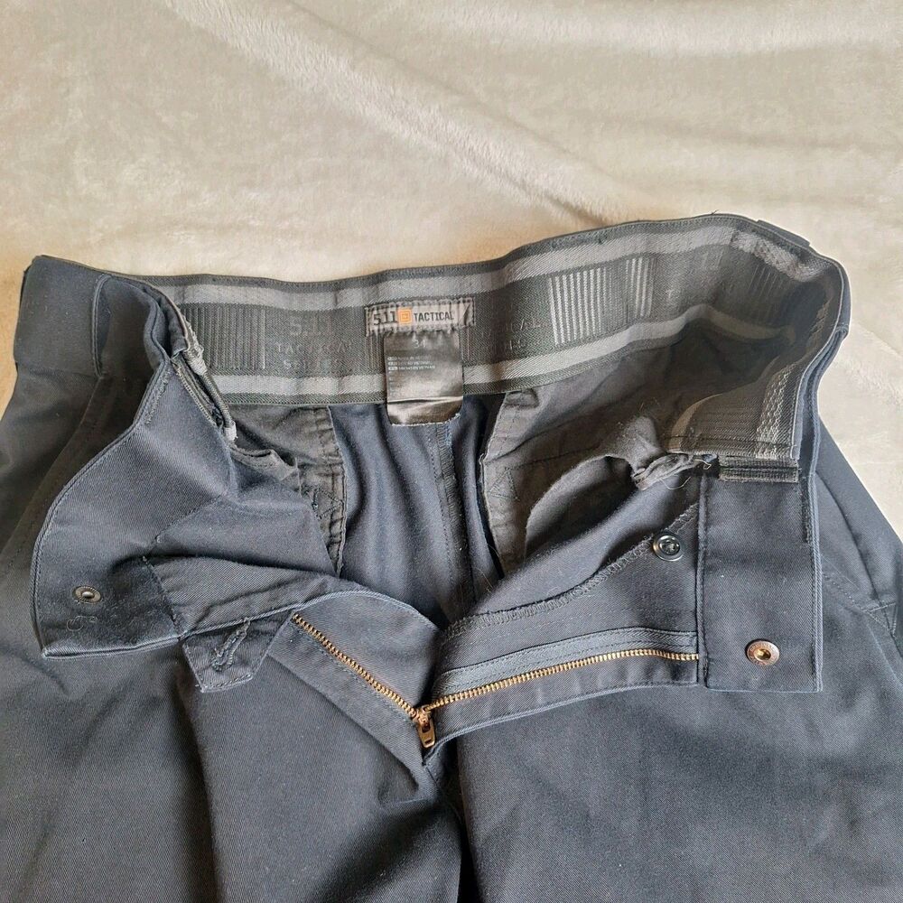 5.11 Tactical Men's PDU Class A Twill Uniform Pants Black 019 Style 74338 34x30 - Picture 5 of 9